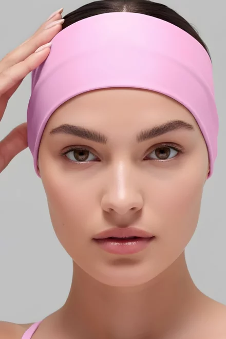 Bentita de Dama, din Lycra, Elastica, Bernna, Roz