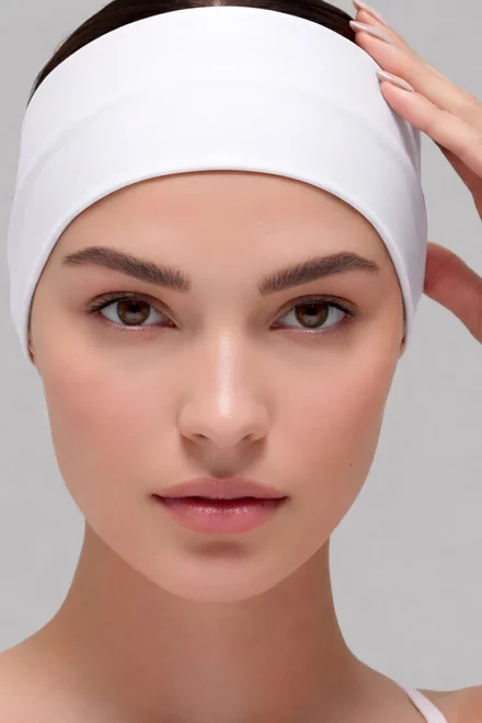 Bentita Elastica de Dama, din Lycra, Proom, Alba