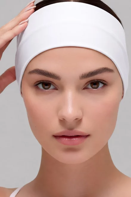 Bentita Elastica de Dama, din Lycra, Proom, Alba