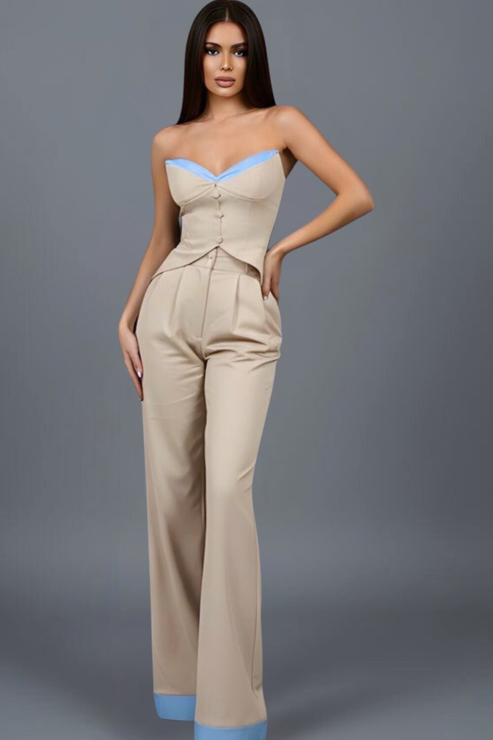 top cele mai bune prăjituri din lume Compleu Din Bistrech, Top Scurt Si Pantalon Lejer, Villese, Bej