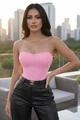 Corset de Dama, din Lycra, Serrenya, Roz