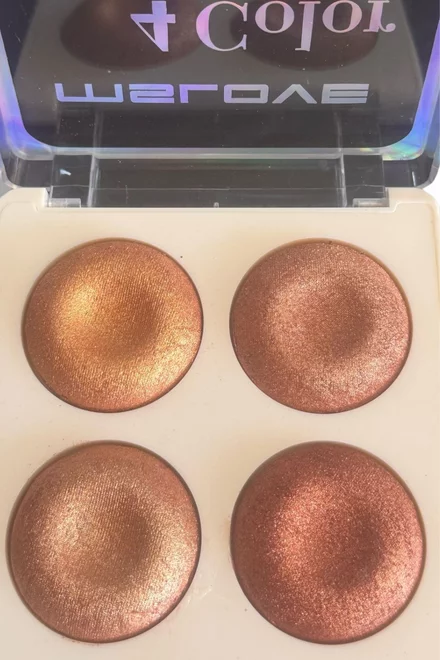 Iluminator 4 Culori, pentru Ochi, Obraz si Decolteu, MSLove Bronze