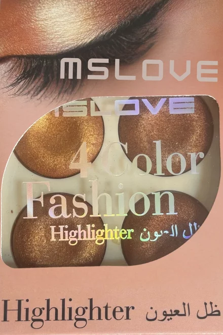 Iluminator 4 Culori, pentru Ochi, Obraz si Decolteu, MSLove Bronze