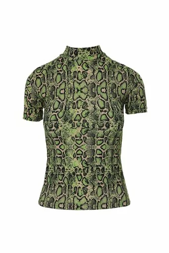 Black Friday - Reduceri Maleta dama SNAKE PRINT cu maneca scurta Promotie