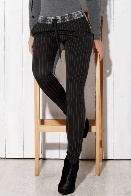 Pantaloni Dama Street Style NY Pants din Colectia Foggi Wanted