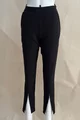 Pantaloni de Dama Conici, cu Buzunare si Inchidere Fermoar, Mayra, Negru