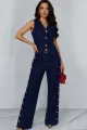 Compleu Lejer de Dama, Doua Piese, din Denim, Phoenix, Blue