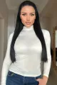 Maleta de Dama, din Lycra, cu Maneca Lunga si Inchidere Fermoar  , Denniz, Ivoire