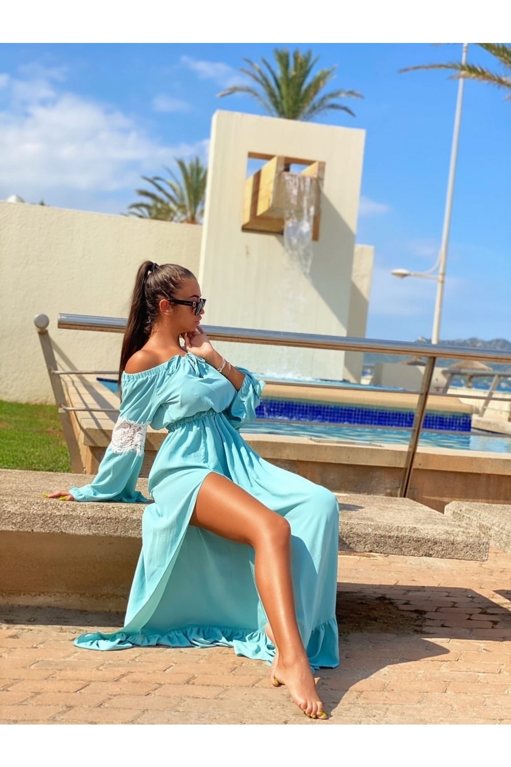 Rochie dama MINT SUMMER DREAMS vaporoasa de vara