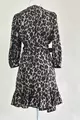 Rochie de Dama Casual, cu Volane,Centura in Talie,si Bust Petrecut, Leopardyne, Animal Print