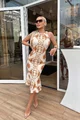 Rochie de Dama, Mulata pe Corp, Legata dupa Gat, cu Spate gol si cu Fermoar, Baroque