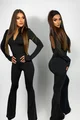 Salopeta de Dama, din Lycra, Evazata cu Spate Gol, Seduce, Neagra