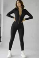 Salopeta Mulata de Dama, din Lycra si Cusaturi Brau Tip Corset, Virelle, Neagra