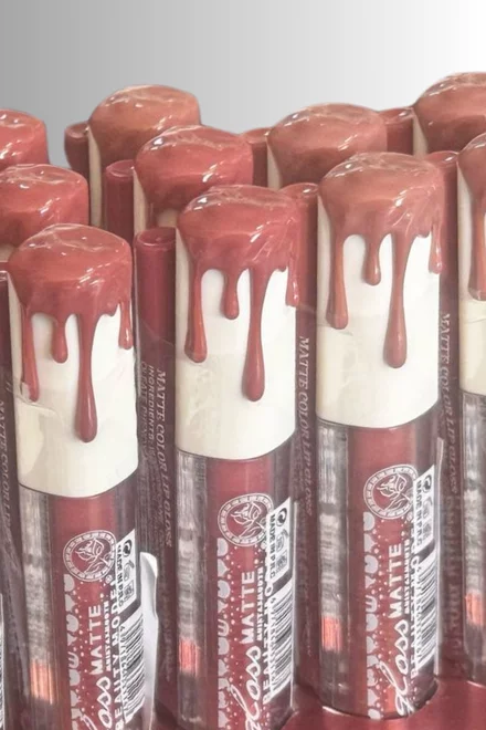Set Creion si Gloss de Buze, Matte Moist &Smooth, Brown