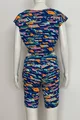 Set dama, Top Scurt si Colant 3/4, Terena, Multicolor