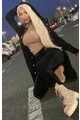 Trening de Dama din Catifea 2 Piese, BLACK LOVE, Negru
