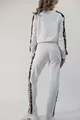 Trening de Dama Lejer din 2 Piese, cu Insertii Baroque si Scris Print Faith, Ivoire