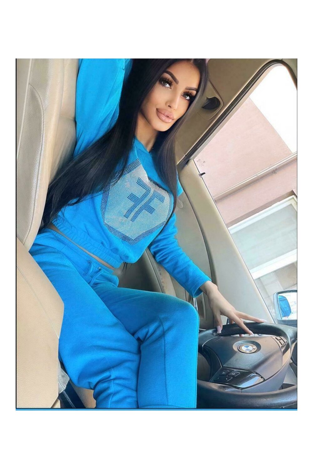 Trening jerse dama BLUE SKY TRACKSUIT din 2 piese