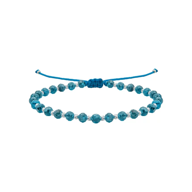 Bratara Argint 925 Premium dama - bilute si pietre semipretioase apatit