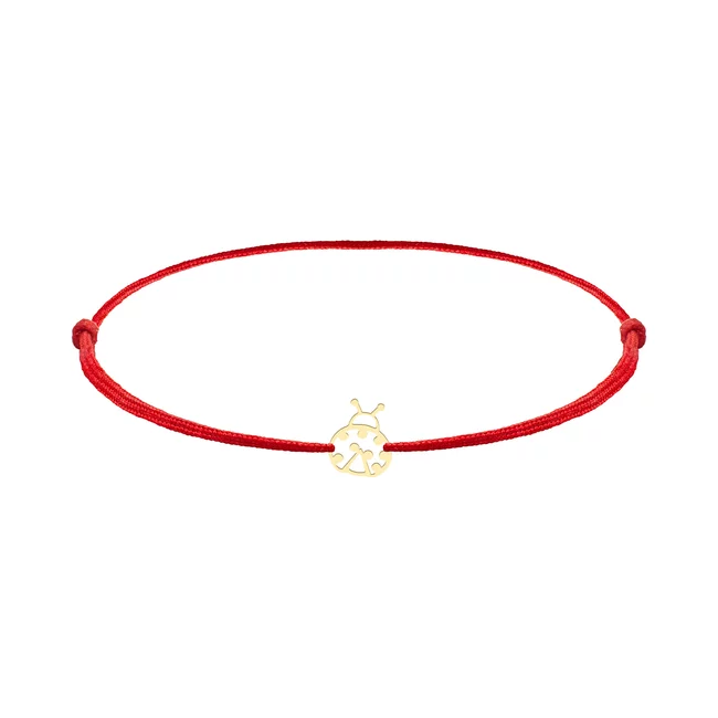 Brățară Aur 14K Premium de Dama - Buburuză 8mm