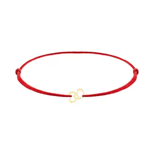 Brățară Mărțișor din Aur 14K Premium - Inimioare 8mm