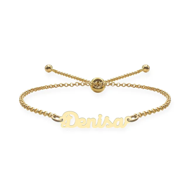 Bratara dama, Argint 925 Premium, cu nume decupat