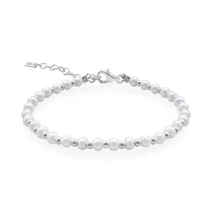 Bratara Dama, bilute de argint si perle scoica