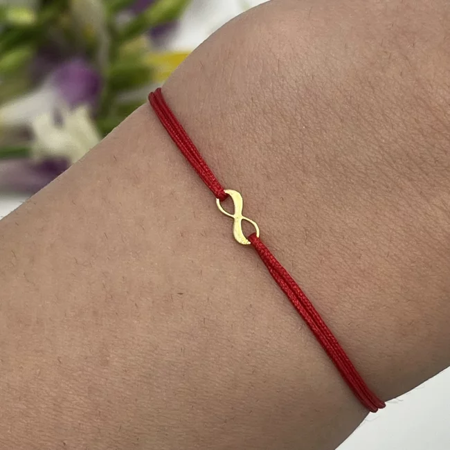 Brățară Mărțișor din Aur 14K Premium - Infinit 8 mm