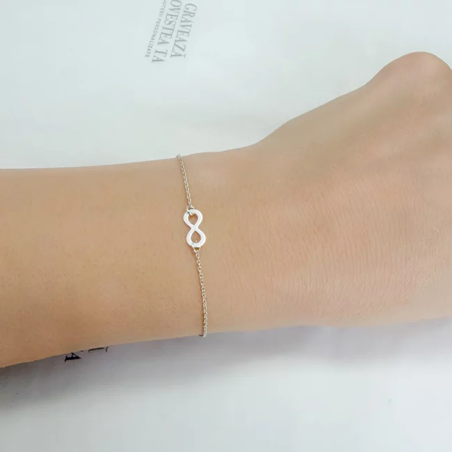 Brățară Mărțișor din Argint 925 Premium - Infinit 11mm