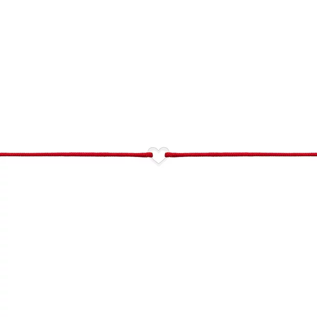 Brățară Mărțișor din Argint 925 Premium – Inima 6 mm (minim 3 buc)