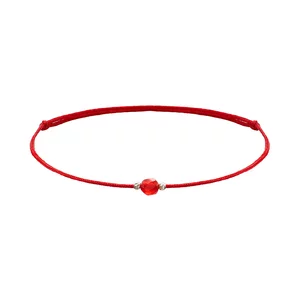 Brățară Mărțișor din Argint 925 Premium – Jad Rosu (minim 5 buc)