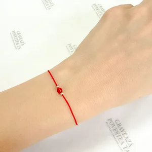 Brățară Mărțișor din Argint 925 Premium – Jad Rosu (minim 5 buc)