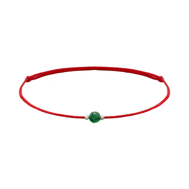 Brățară Mărțișor din Argint 925 Premium – Jad Verde (minim 5 buc)