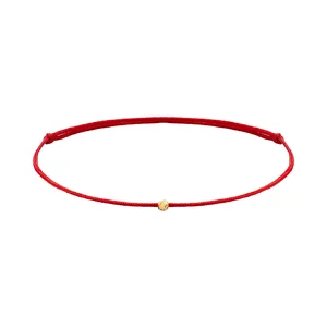 Brățară Mărțișor din Aur 14K Premium – Biluță 2 mm