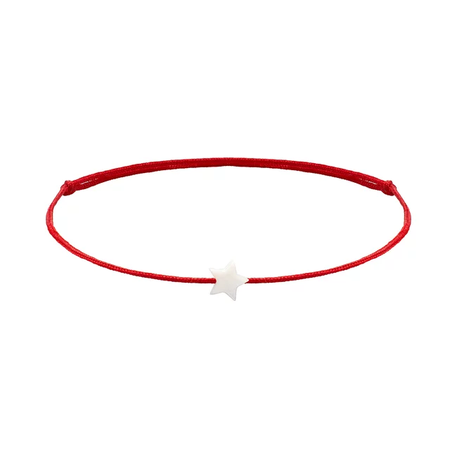 Brățară Mărțișor – Steluță din Piatră Sidef (minim 5 buc)