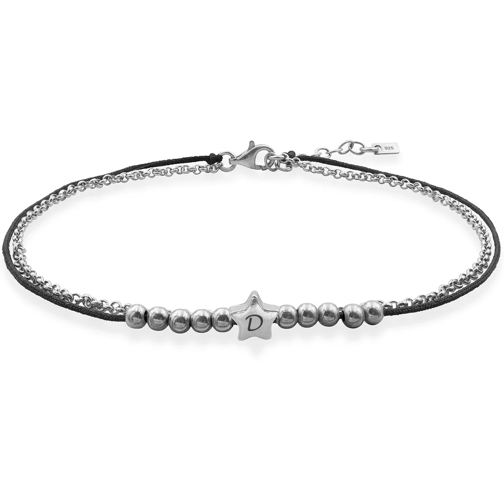bratara-mix-snur-si-lant-pentru-picior-stea-5-mm-personalizata-gravura-initiala-argint-925-rodiat-117382-2.webp