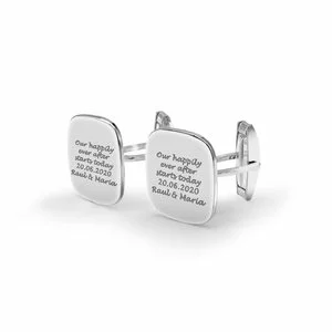 Butoni personalizati, Argint, rotunjiti (20 mm)