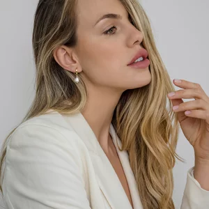 Cercei Dama Argint cu Perla de Cultura