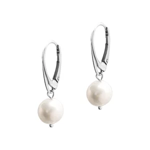 Cercei ovali cu Perla Naturala de Cultura (9mm)