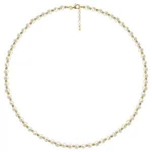 Colier Argint 925 Premium - bilute si perle de cultura
