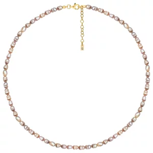 Colier Argint 925 Premium - perle de cultura roz