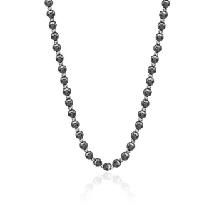 Colier barbatesc Argint 925 Premium cu pietre