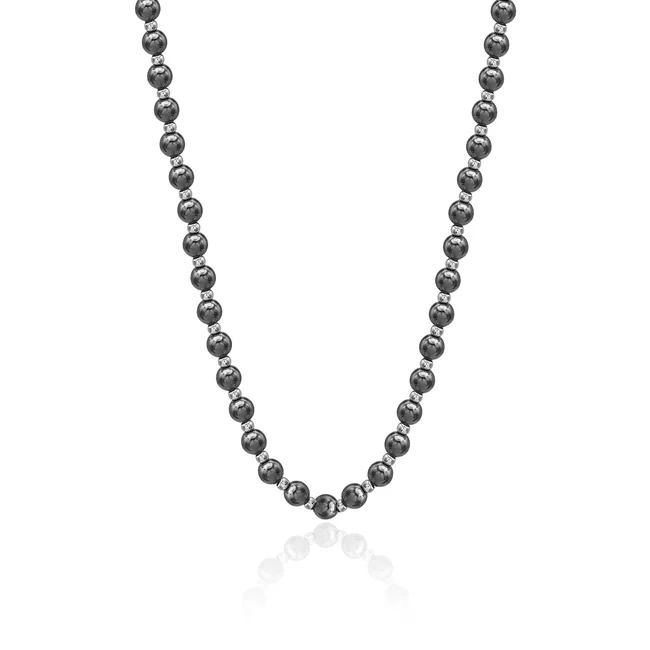 Colier barbatesc Argint 925 Premium cu pietre