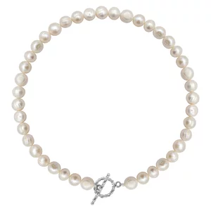 Colier perle de cultura argint dama