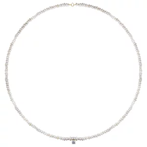 Colier Perle de Cultura si Pandantiv Aur cu zirconiu