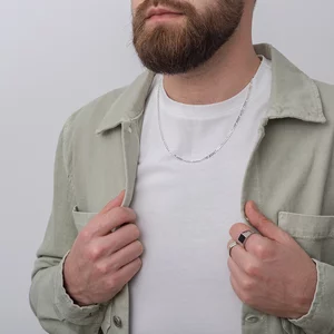 Lant barbatesc Argint 925 Premium ( Figaro)