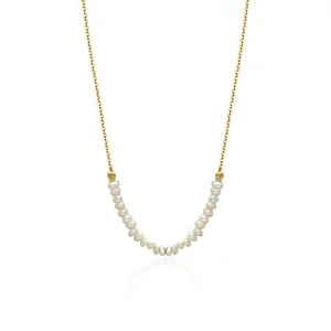 Lantisor Argint 925 Premium dama cu perle de cultura