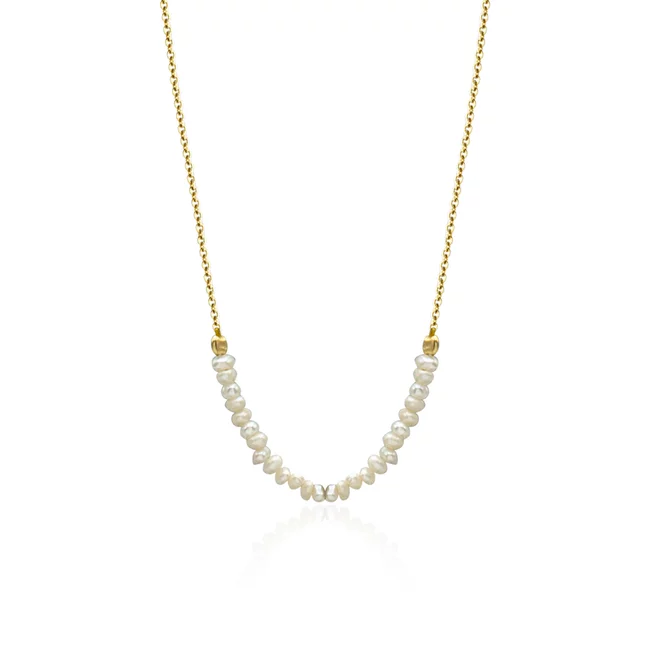 Lantisor Argint 925 Premium dama cu perle de cultura