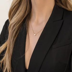 Lantisor argint Swarovski