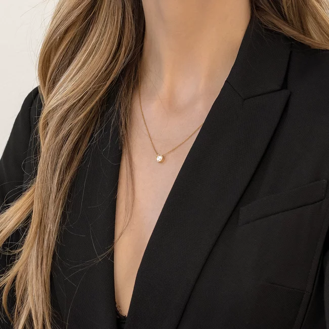 Lantisor argint Swarovski